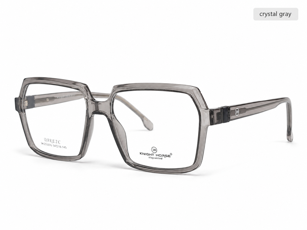 Premium Geometric Square Eyeglass Frame – Lightweight Plastic Optical Glasses for Men & Women