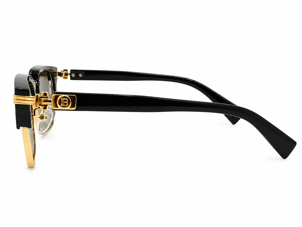 The Heritage Clubmaster – Premium Browline Sunglasses