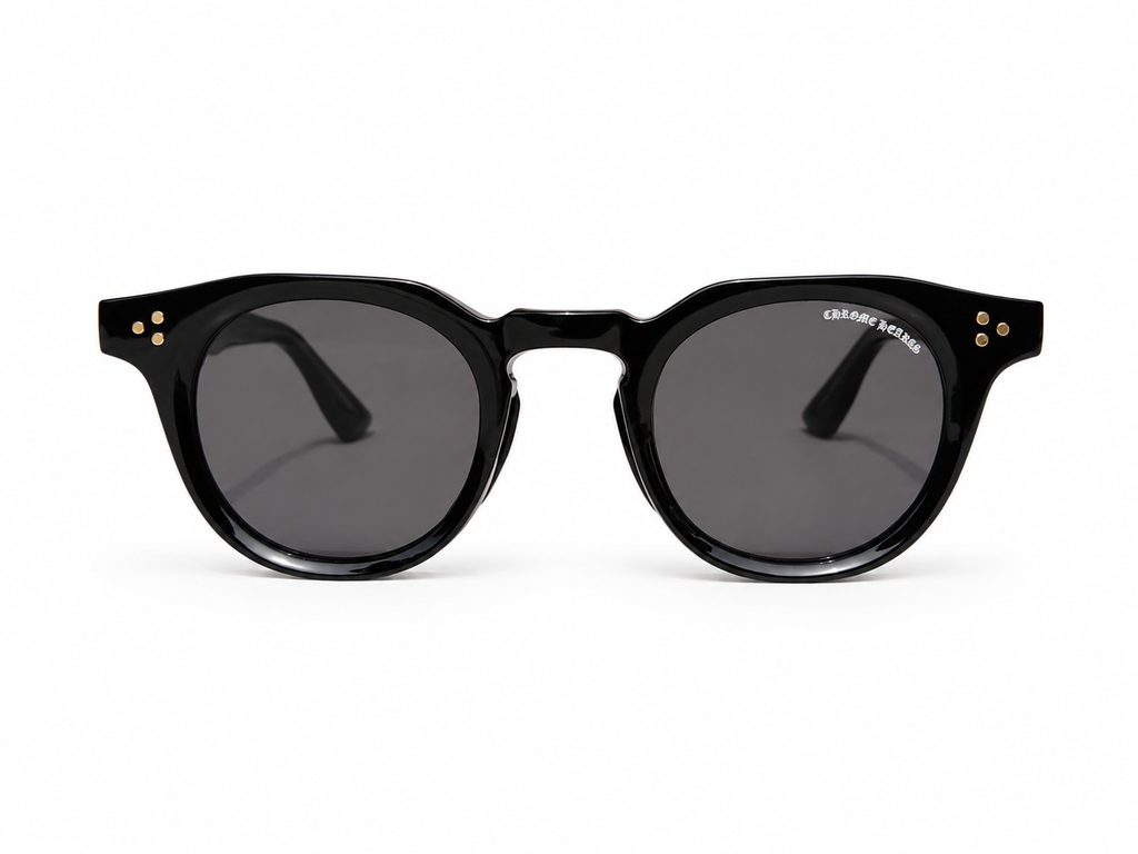 Midnight Round Sunglasses for Unisex