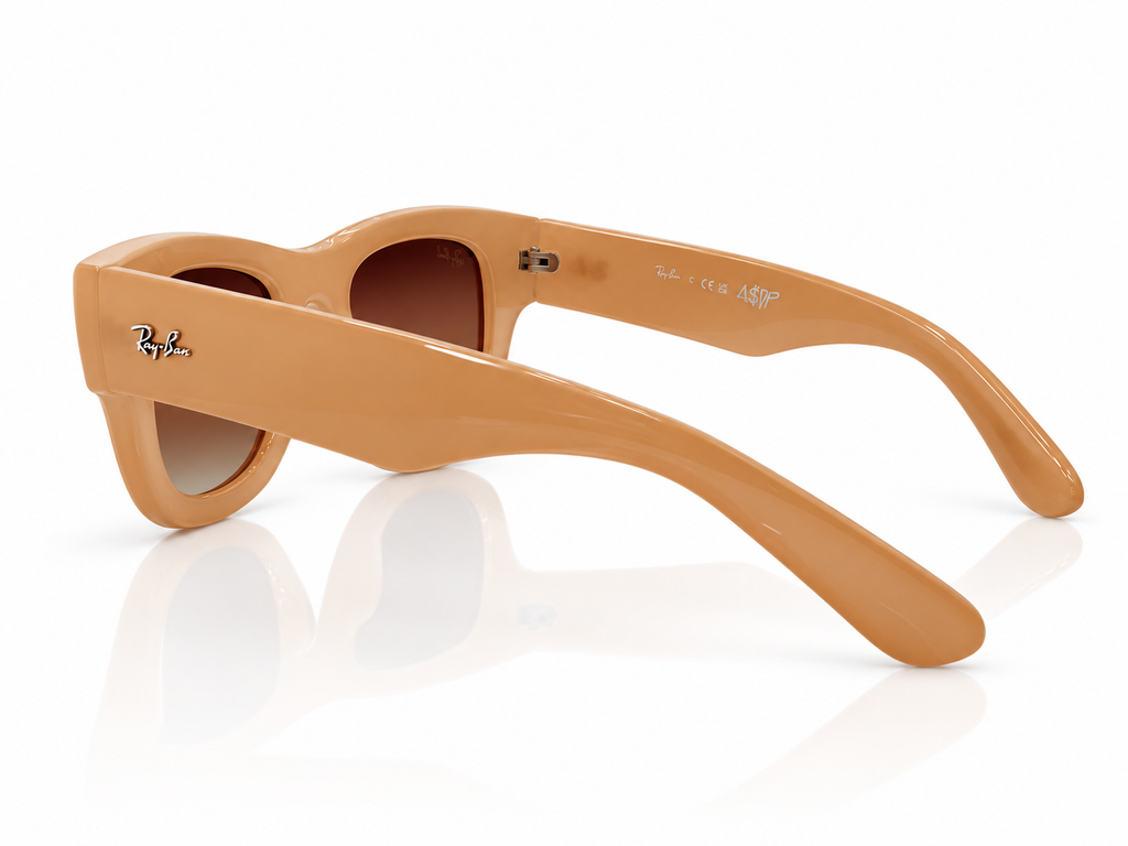 Wayfarer Puffer RB4940 Unisex Sunglasses – Polished Nude Tan