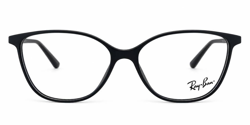 Ultra-Lightweight Black Cat-Eye Elegant Eyeglasses