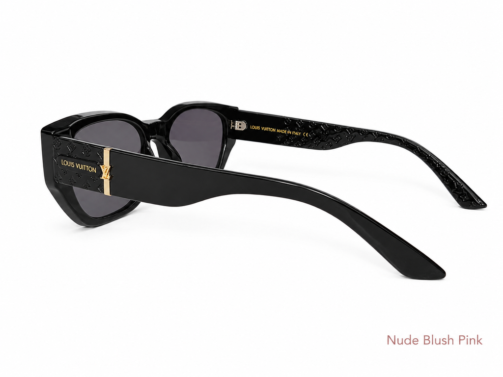 Women's Luxury Cat Eye Sunglasses – Black, Oat Beige & Nude Blush Pink