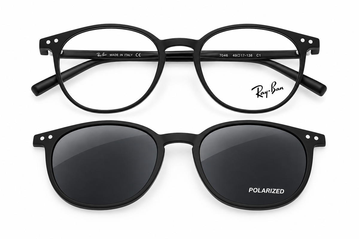 Urban Panto Attachment Glasses – Premium Round Frame | 4 Colors