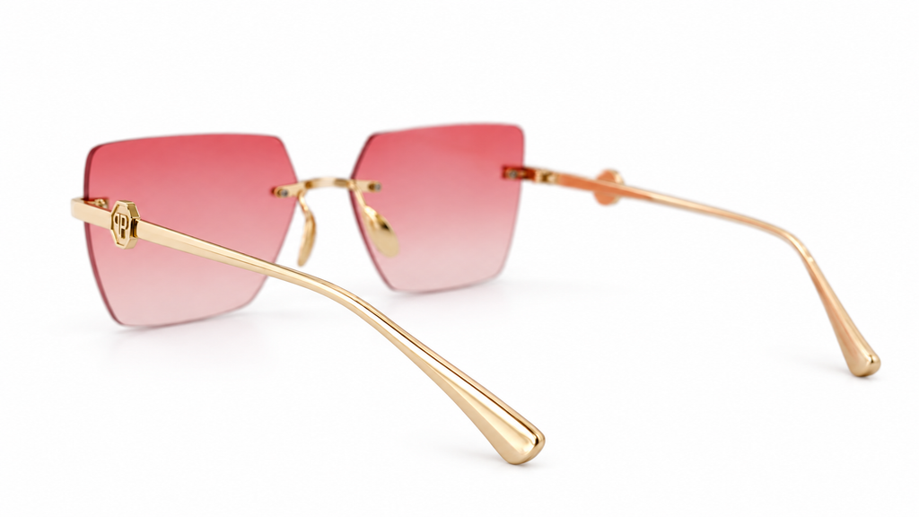 Luxury Rimless Gradient Sunglasses
