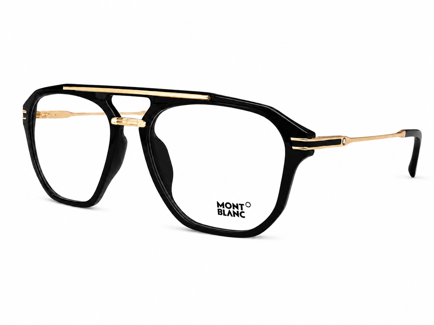 Valiant Double-Bridge Geometric Square Optical Frame