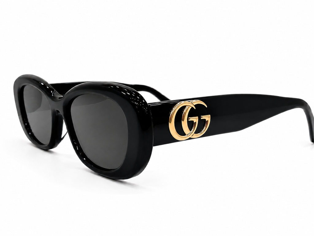 Oversized Black Designer Sunglasses for Women