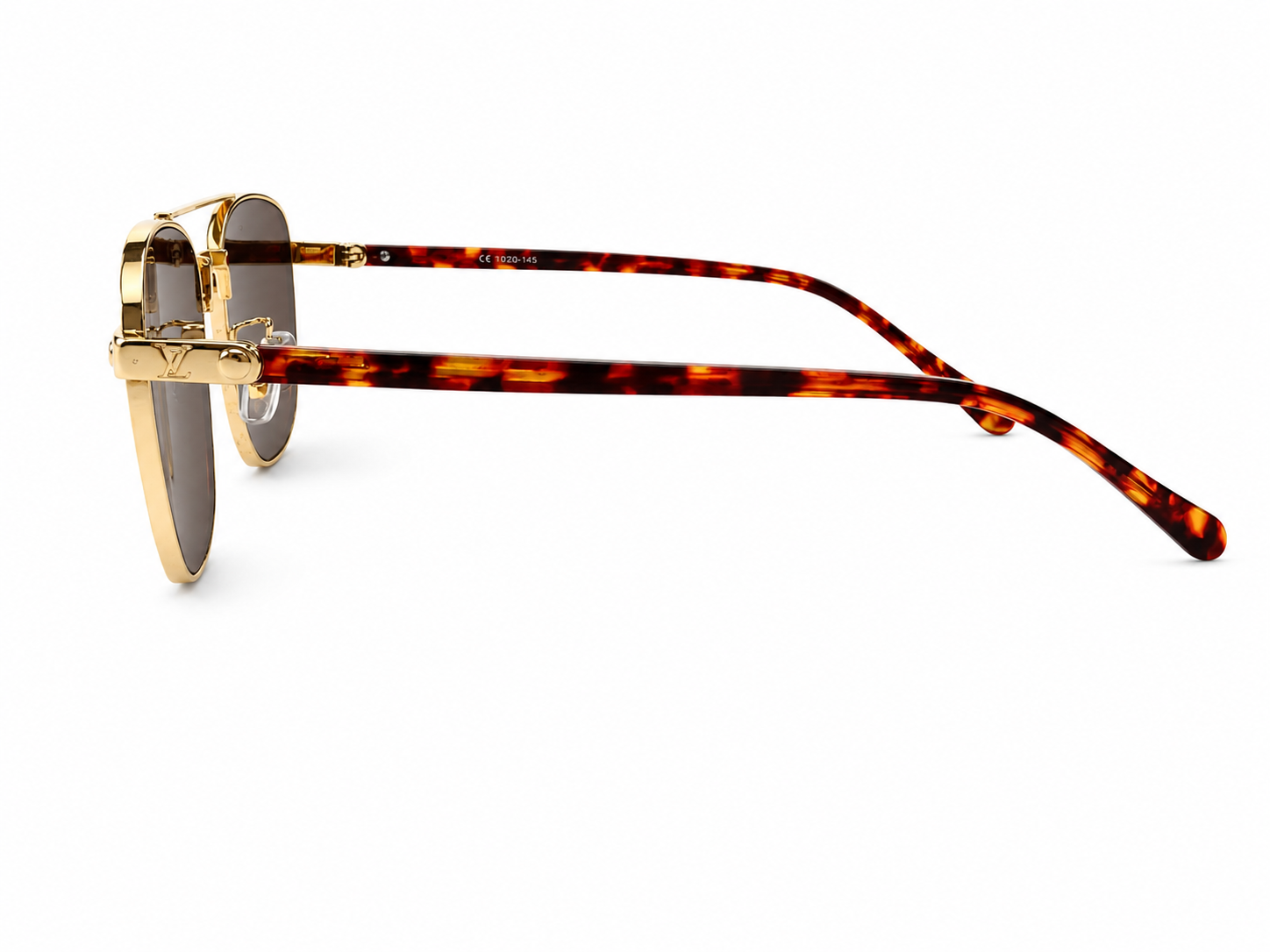 Modern Double-Bridge Square Sunglasses – Unisex
