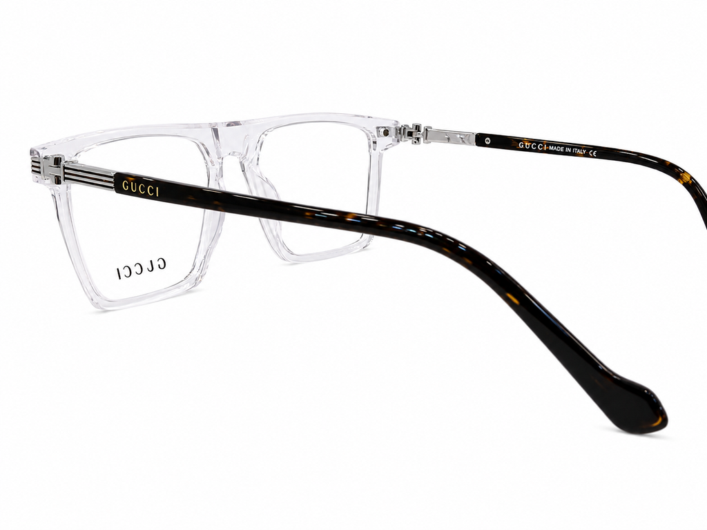Transparent Square Optical Frame – Lightweight Eyeglasses For Men