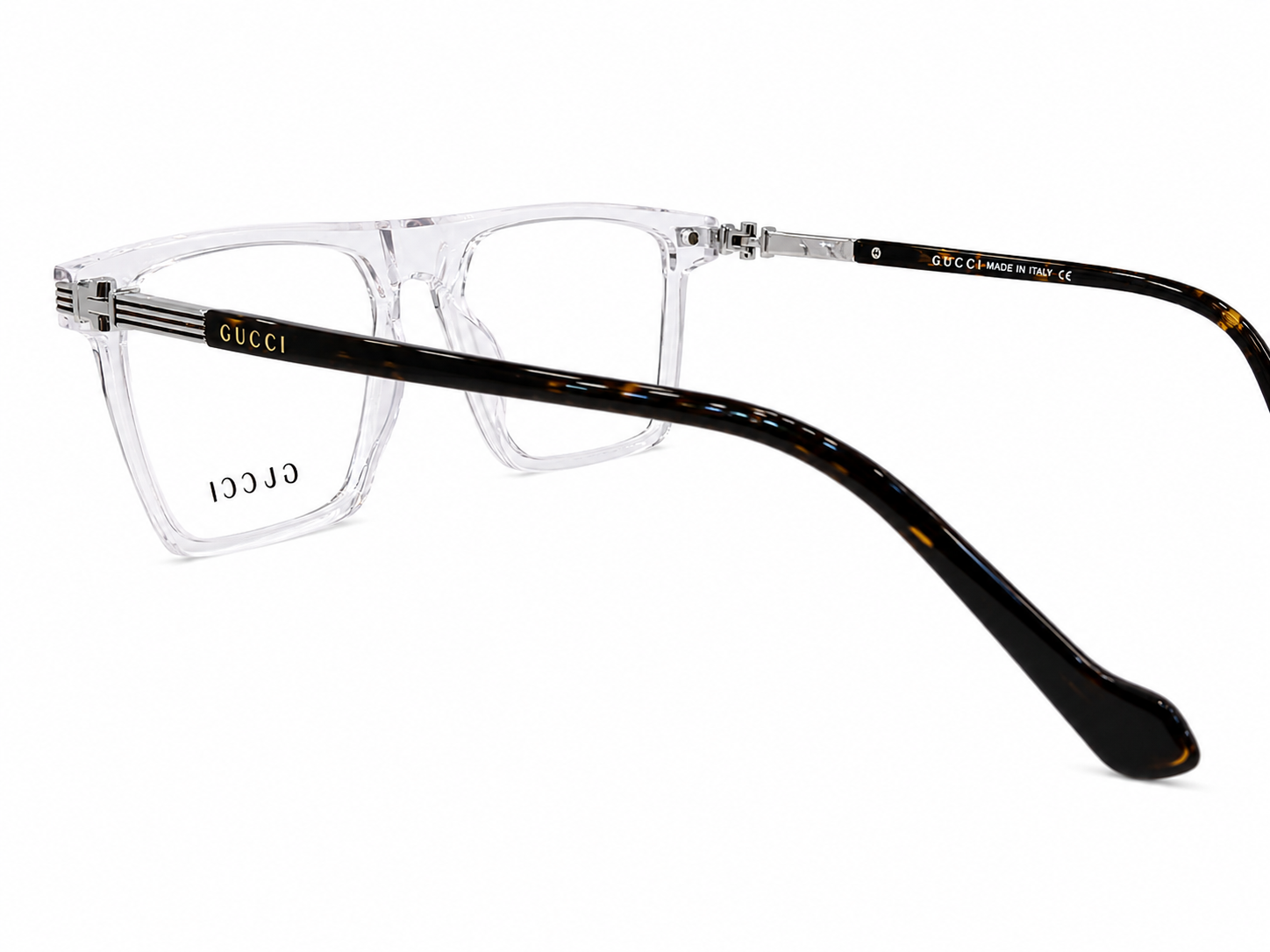 Transparent Square Optical Frame – Lightweight Eyeglasses For Men