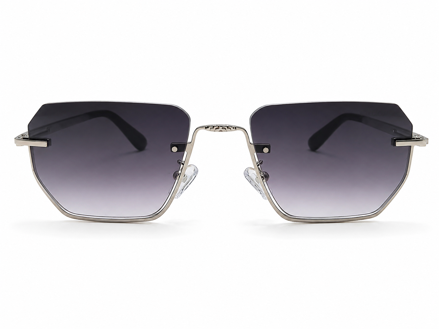 Geometric Rimless Sunglasses