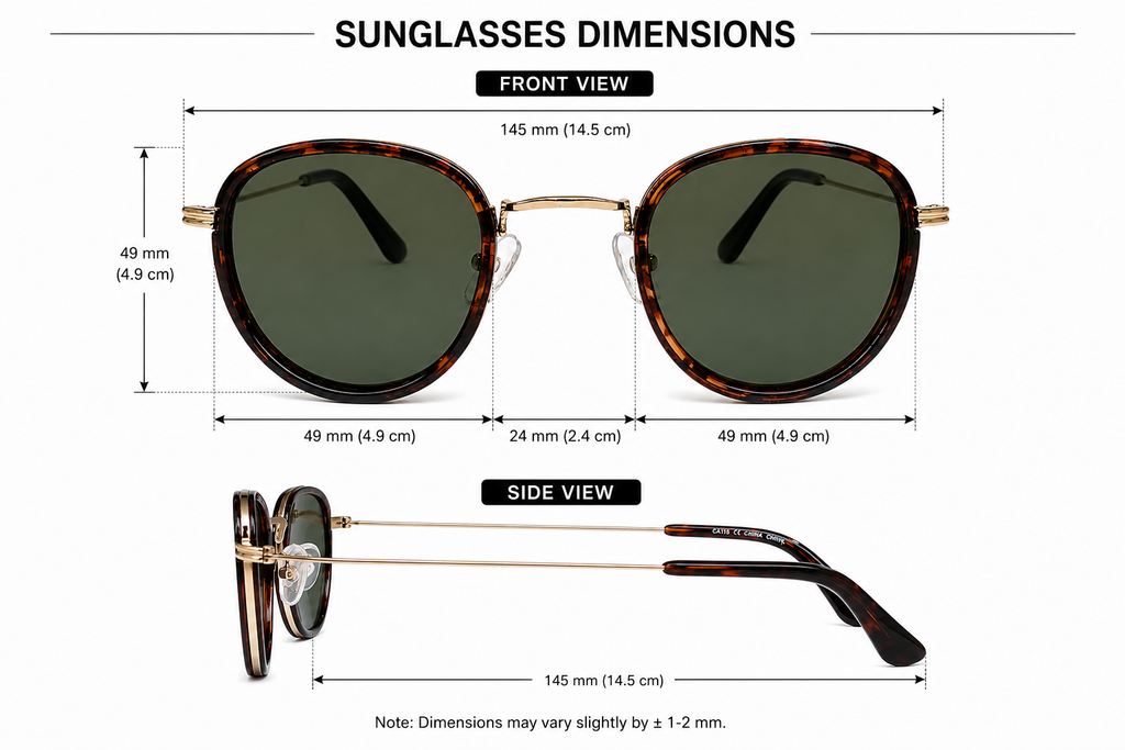 Classic Round Sunglasses – Unisex