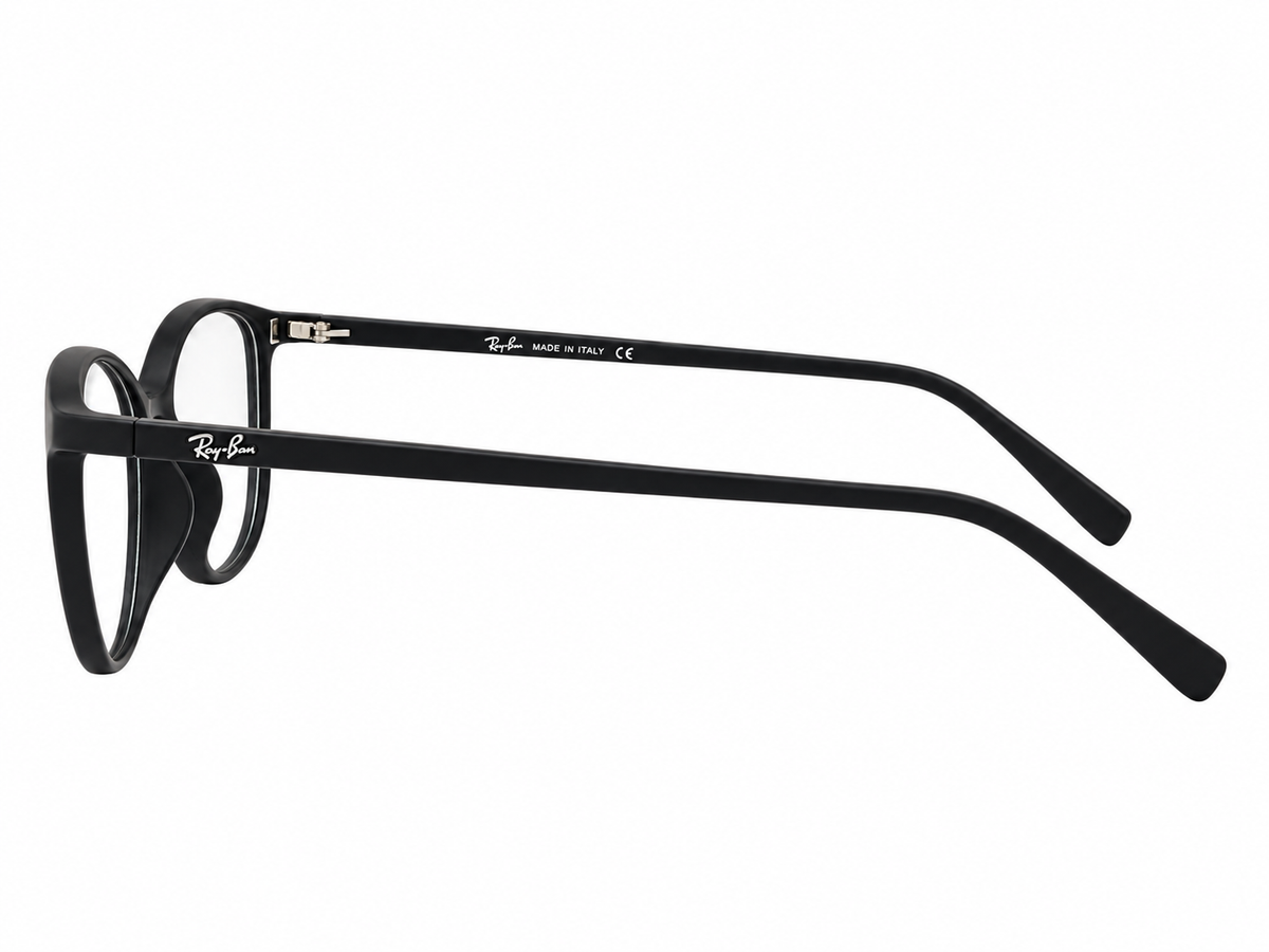 Matte Black Polarized Magnetic Clip-On Eyeglasses