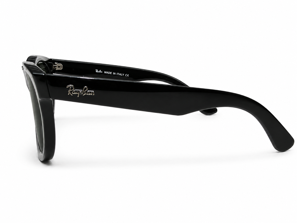 Oversized Square Wayfarer Sunglasses – Unisex Black Frame