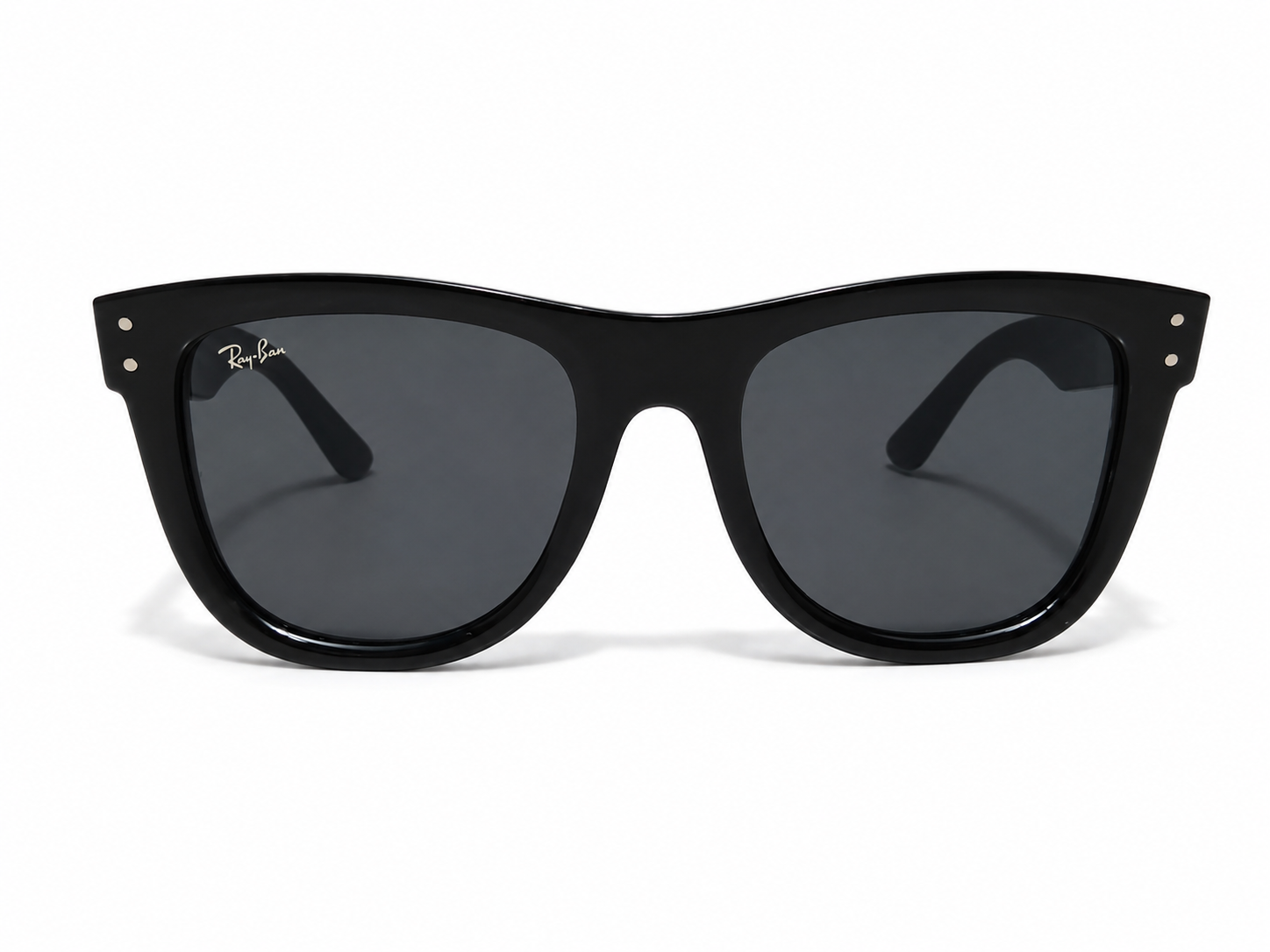 Oversized Square Wayfarer Sunglasses – Unisex Black Frame