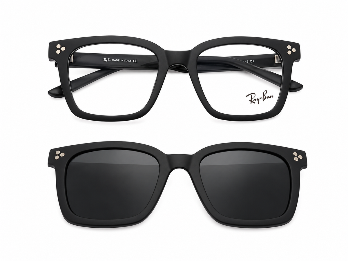 2-in-1 Optical Frame with Polarized Attachment
