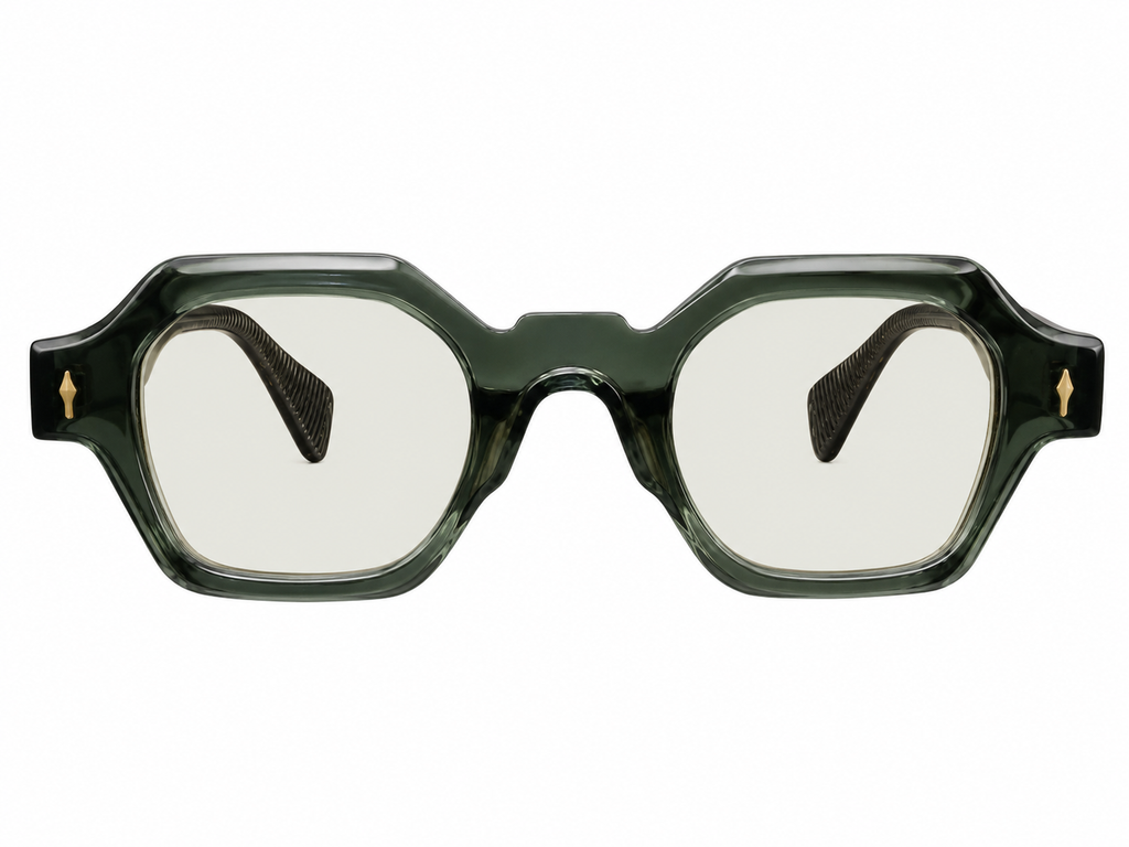 Geometric Classy Fashion Sunglasses – Smoke Green