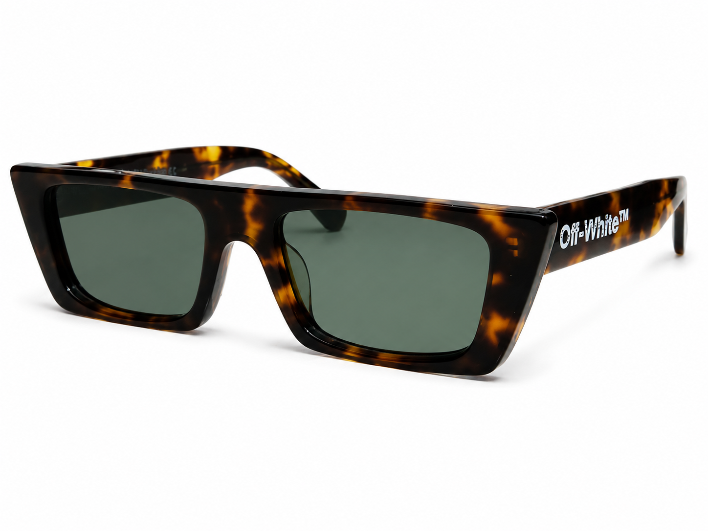 Retro Tortoise Rectangle Sunglass -Unisex Shades
