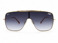 Oversized Shield Sunglasses – Gradient Lens
