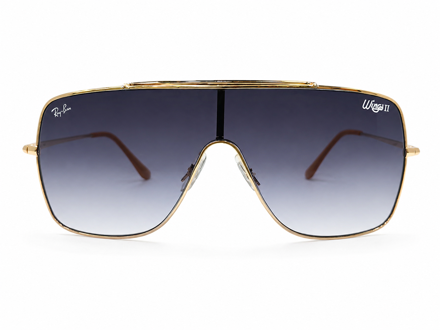Oversized Shield Sunglasses – Gradient Lens