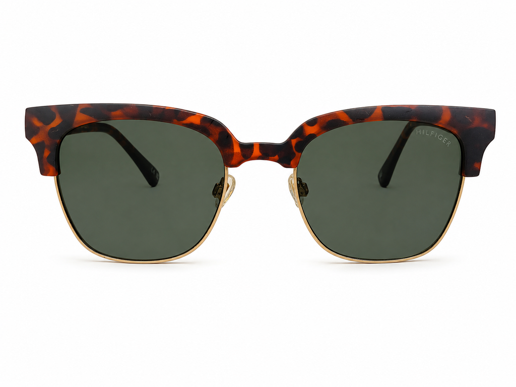 Clubmaster Square Sunglasses – Matte Tortoise For Unisex