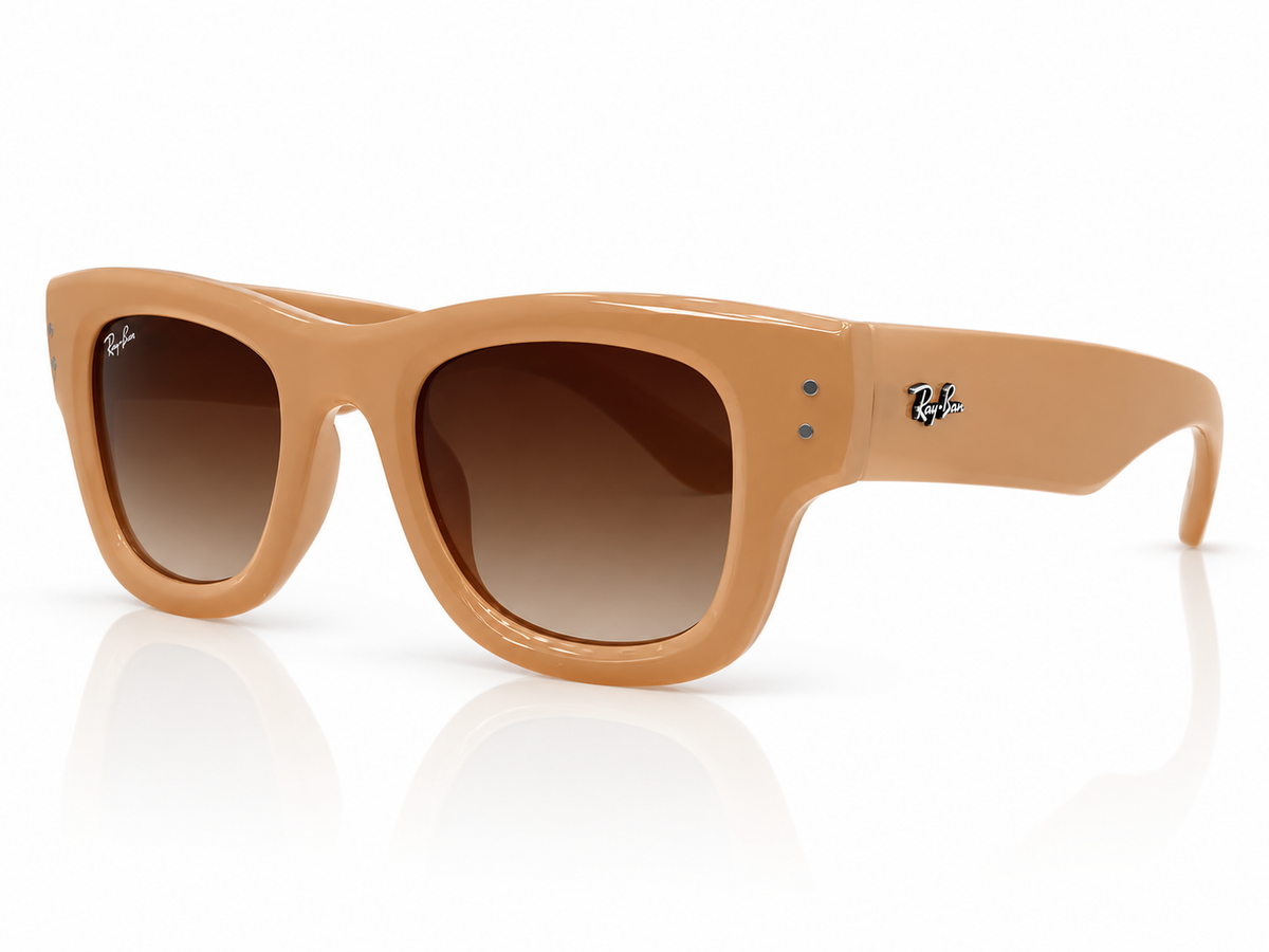 Wayfarer Puffer RB4940 Unisex Sunglasses – Polished Nude Tan