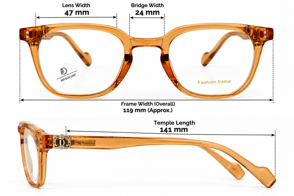 Signature Modern Square Eyeglasses