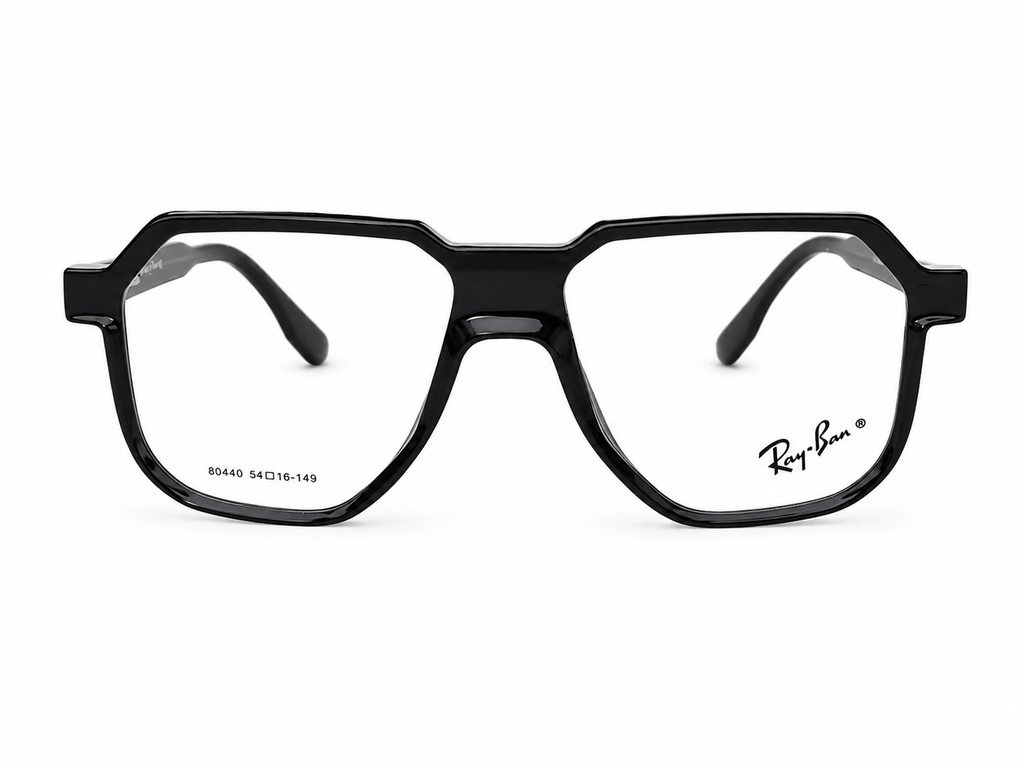 Geometric Square Eyeglasses Frame
