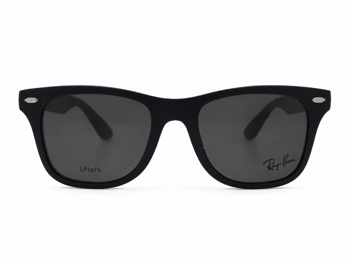 Classic Wayfarer Square Magnetic Attachment Eyeglasses
