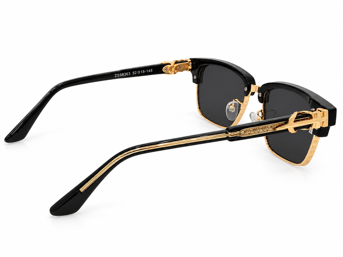 Royal Square-Rectangular Clubmaster Design Sunglasses