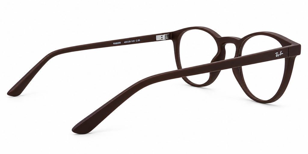 RB8086 Polarized Magnetic Clip-On Eyeglasses – 2-in-1 Optical & Sunglasses Frame