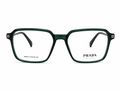 Modern Square Optical Frame – Dark Emerald Green
