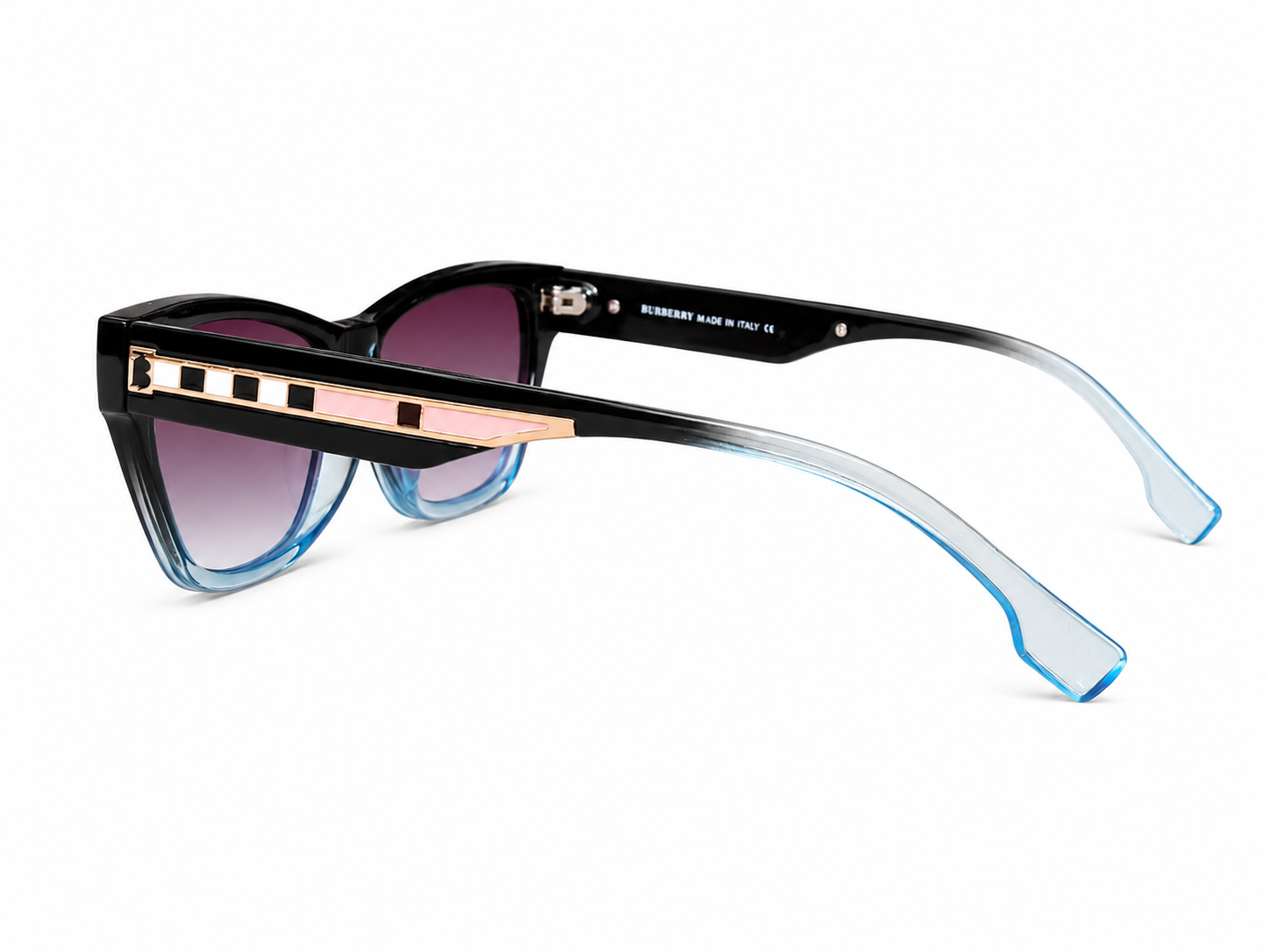 Arctic Blue Cat-Eye Sunglasses