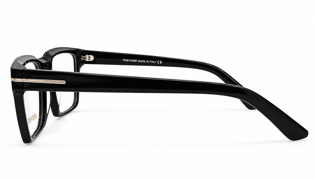 Luxury Black Rectangular Eyeglasses – Premium Optical Frame