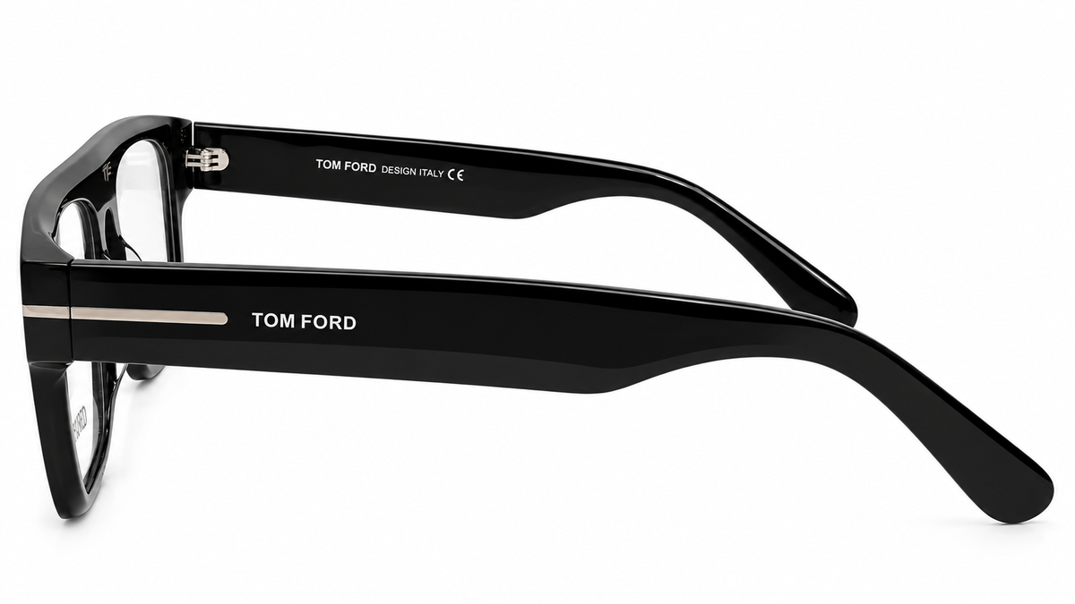 Premium Handmade Acetate Rectangular Eyeglasses – Black Optical Frame