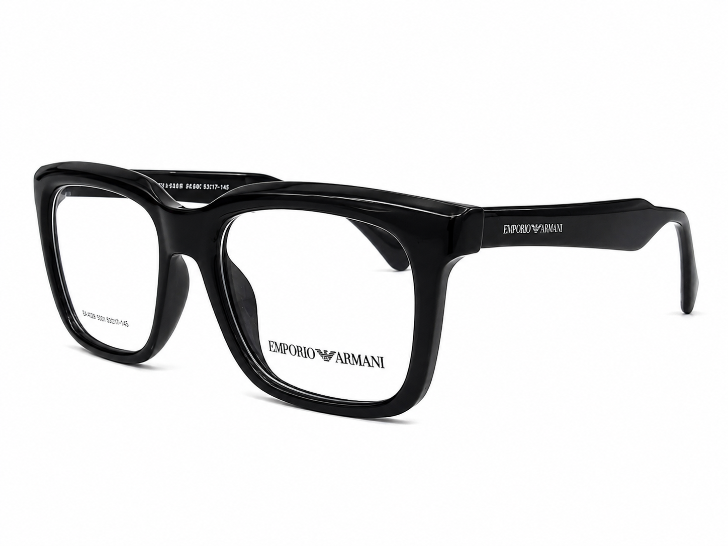 Premium Square Eyeglasses – Transparent Smoke Grey Frame | 53-17-149