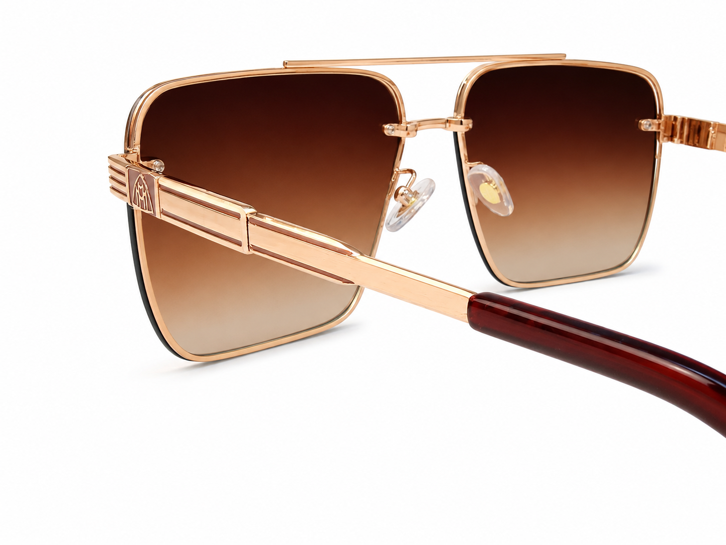 Oversized Square Rimless Sunglasses – Unisex