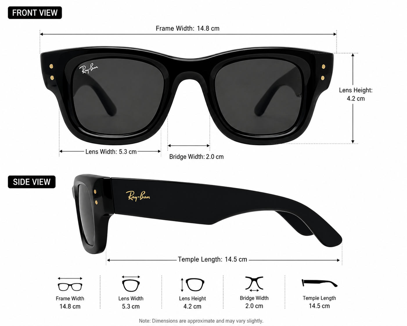 Classic Square Sunglasses - Unisex