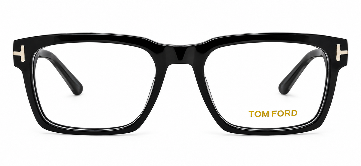 Luxury Black Rectangular Eyeglasses – Premium Optical Frame