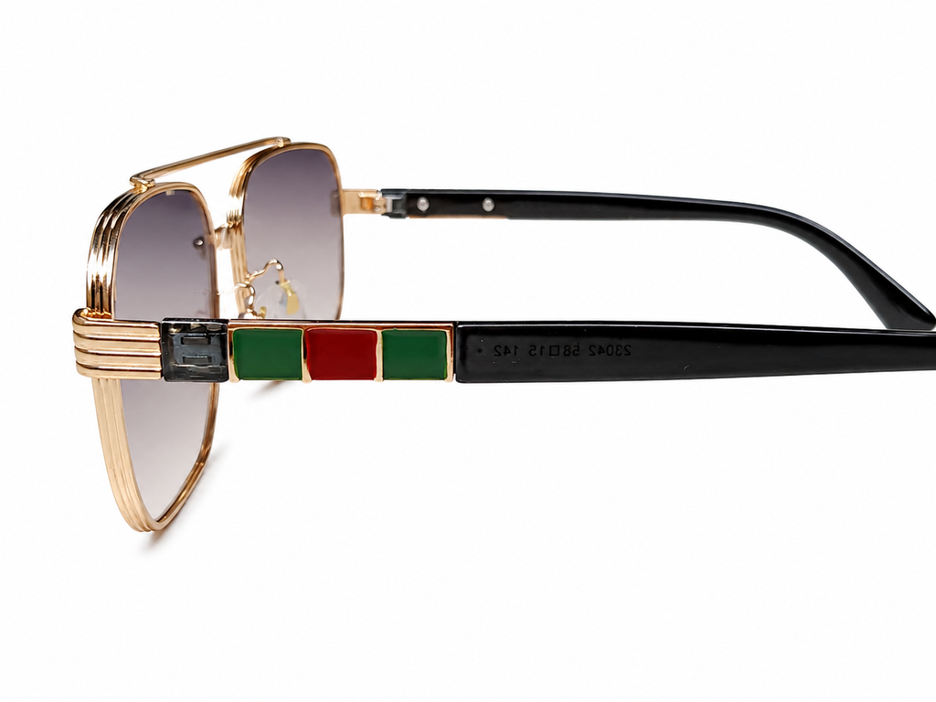 Luxury Aviator Square Sunglasses – Unisex