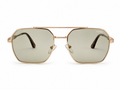 Oversized Geometric Double-Bridge Sunglasses – Unisex