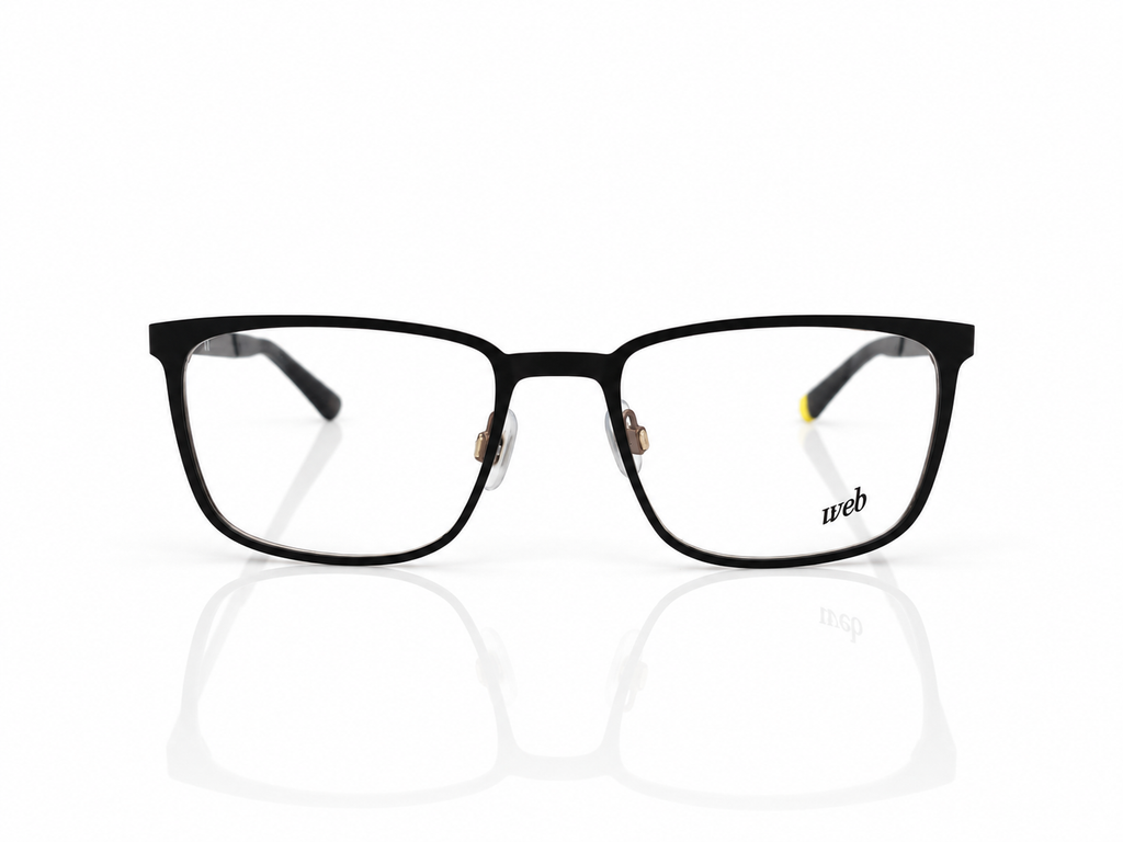WEB WE5230 002 – Ultra-Lightweight Rectangular Eyeglasses