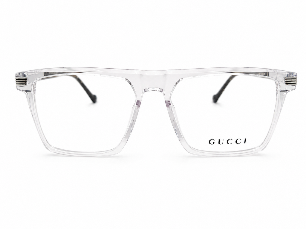 Transparent Square Optical Frame – Lightweight Eyeglasses For Men