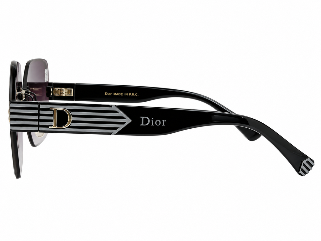 Luxury Oversized Square Rimless Sunglasses – Gradient Lens
