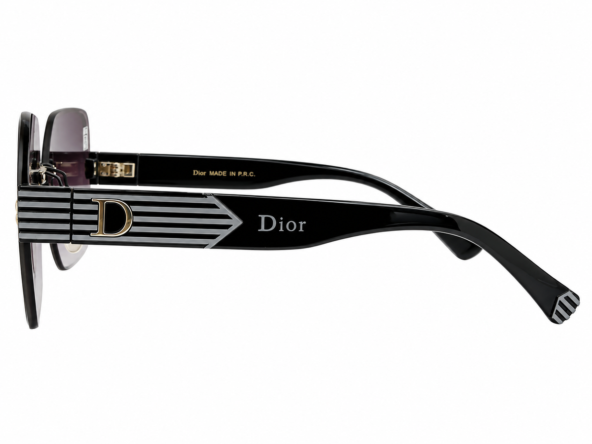 Luxury Oversized Square Rimless Sunglasses – Gradient Lens