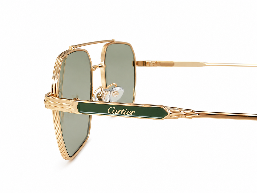 Oversized Geometric Double-Bridge Sunglasses – Unisex