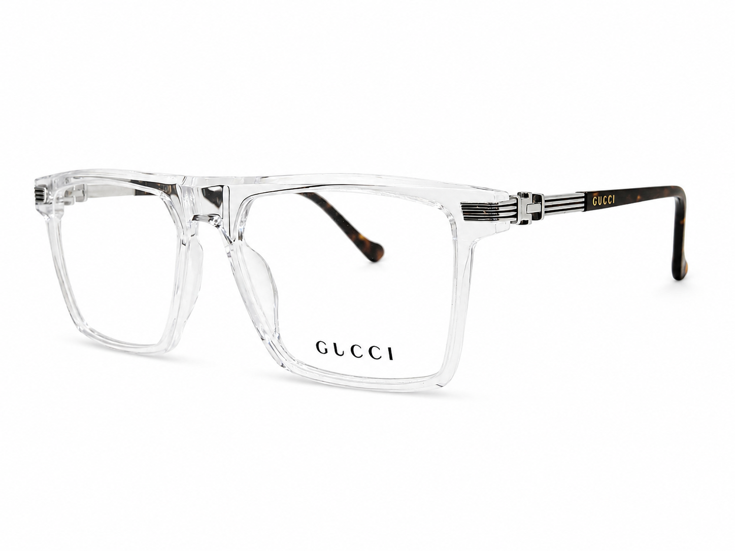 Transparent Square Optical Frame – Lightweight Eyeglasses For Men