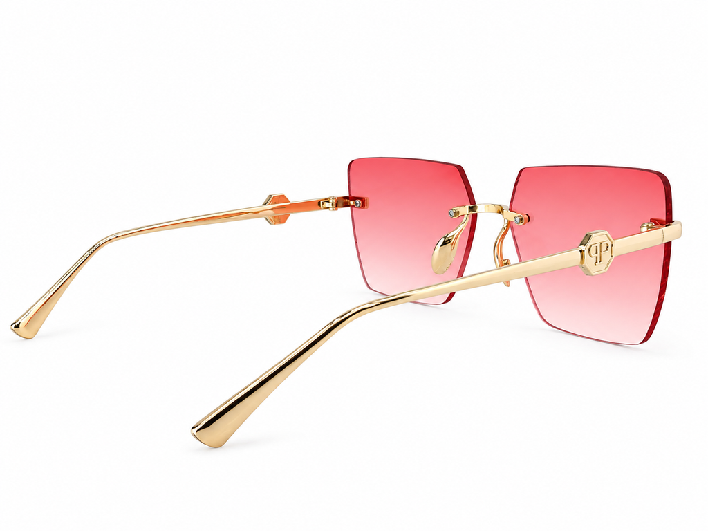 Luxury Rimless Gradient Sunglasses