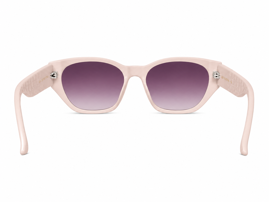Women's Luxury Cat Eye Sunglasses – Black, Oat Beige & Nude Blush Pink