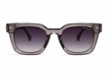 Moscot Style Square Sunglasses – Crystal Grey & Black