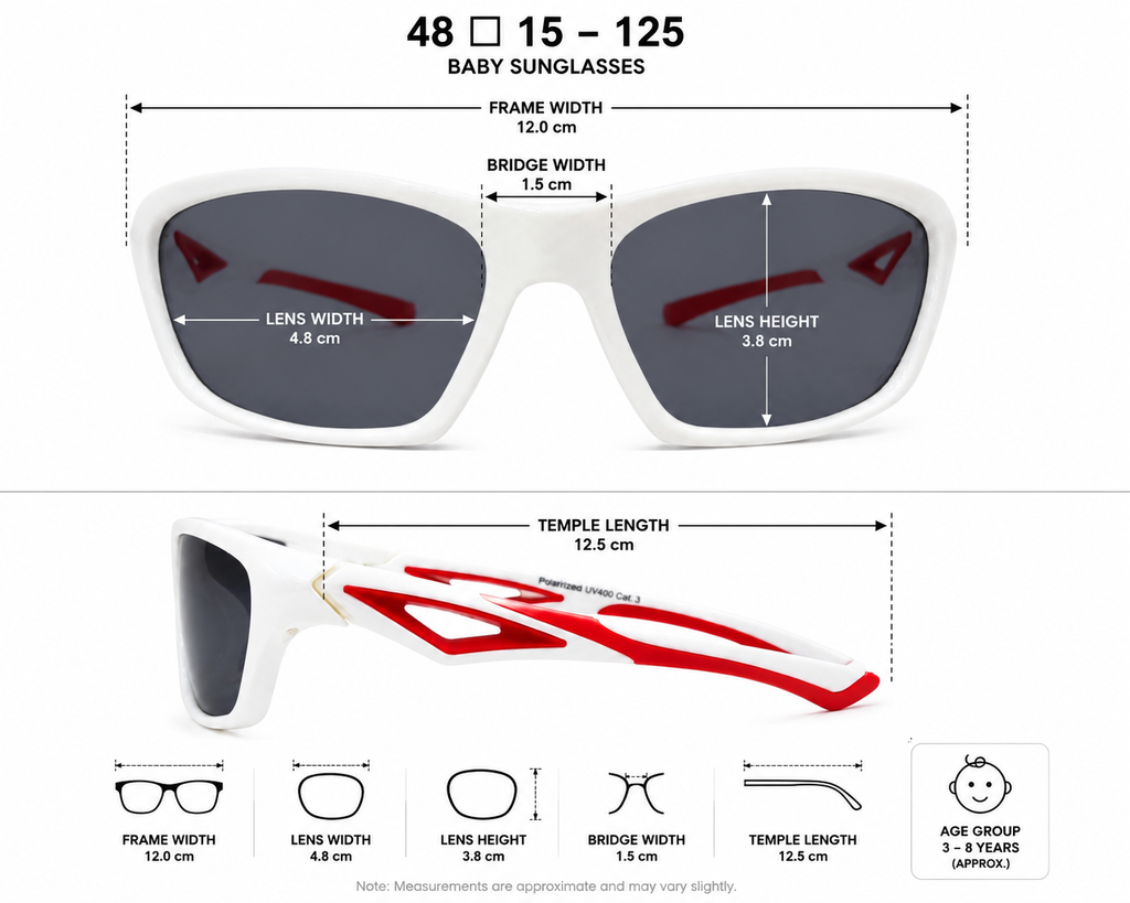 Baby Sports Polarized Sunglasses – UV400 Protection